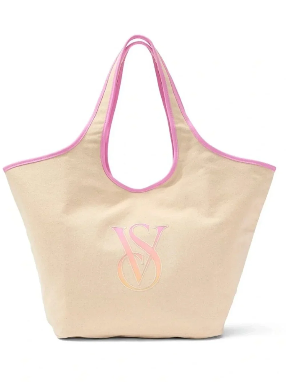 Victoria's Secret Ombré Monogram Logo Tote Bag - Picture 1 of 6